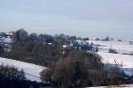 Le village de ST-Martin sous la neige.