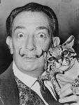 Description Salvador Dali with ocelot and cane - Source Library of Congress. New York World-Telegram & Sun Collection. http://hdl.loc.gov/loc.pnp/cph.3c14985 - Date 1965 - Author Roger Higgins, World Telegram staff photographer