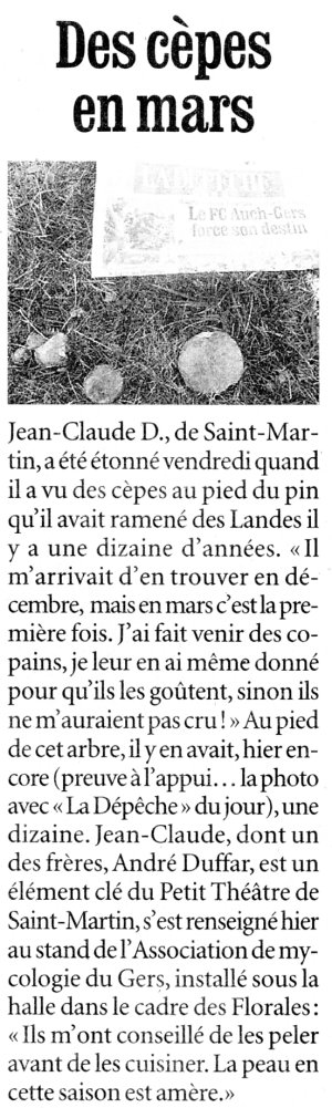 L'article de la dpche sur les cpes de Jean-Claude D.